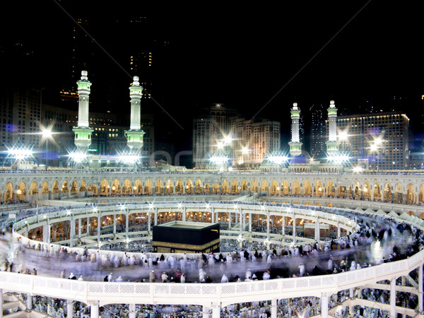 Nieuwe Mekka restauratie heilig moskee Stockfoto © zurijeta