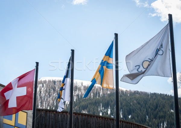 Foto stock: Suiza · casa · edificio · ciudad · forestales · montana