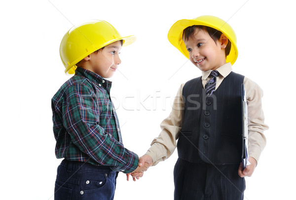 Young engineers Stock photo © zurijeta