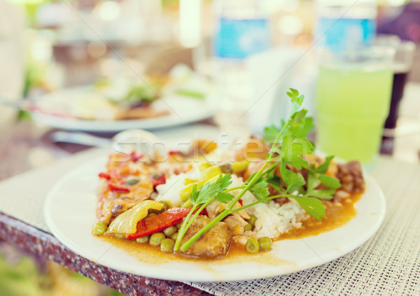 Lunch plate Stock photo © zurijeta