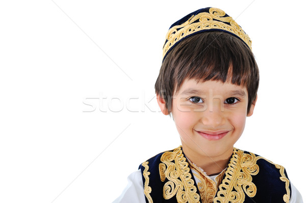 Portrait of a well-dressed middle-eastern kid Stock photo © zurijeta
