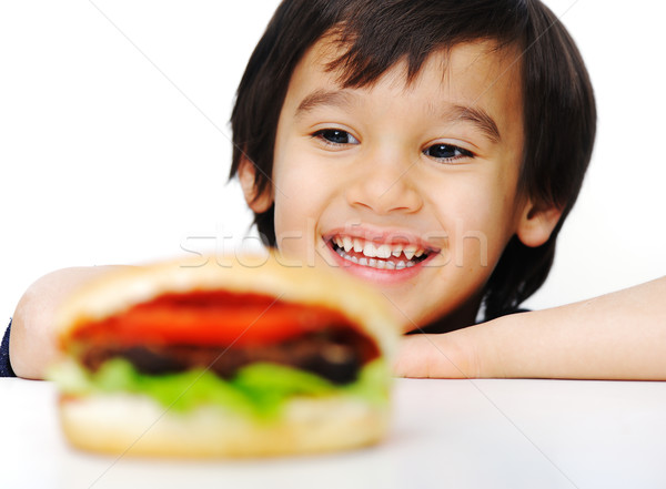 Burger, fast food  Stock photo © zurijeta