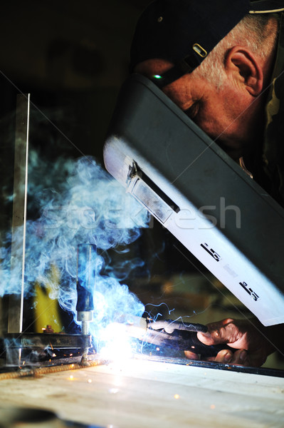 Factory Welder Stock photo © zurijeta
