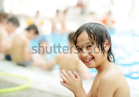 Hermosa piscina verano tiempo agua Foto stock © zurijeta