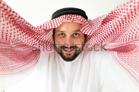 Arabic man posing Stock photo © zurijeta
