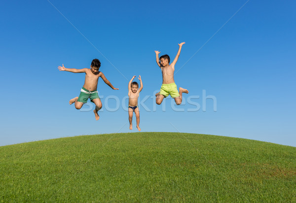 [[stock_photo]]: Meilleur · vacances · d'été · vacances · heureux · vacances · d'été · enfants