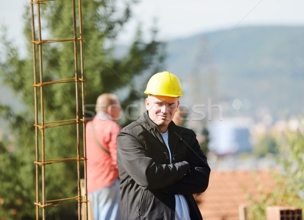 Zdjęcia stock: Pracy · budynku · projektu · budowy · przemysłu