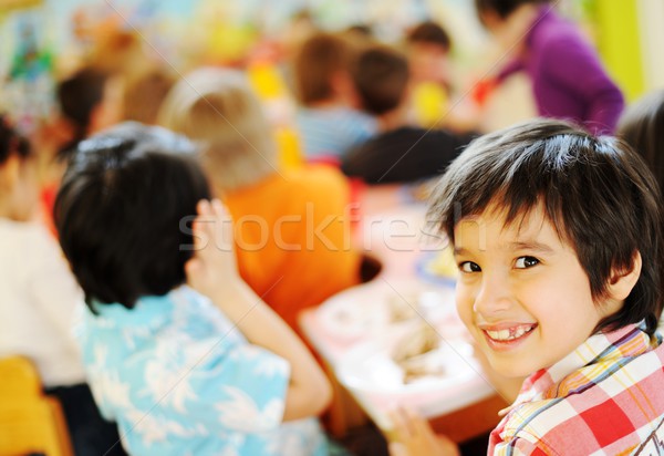 Ragazzi festa di compleanno parco giochi bambini Foto d'archivio © zurijeta