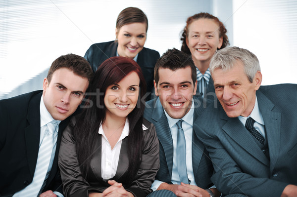 Happy  bussiness people Stock photo © zurijeta