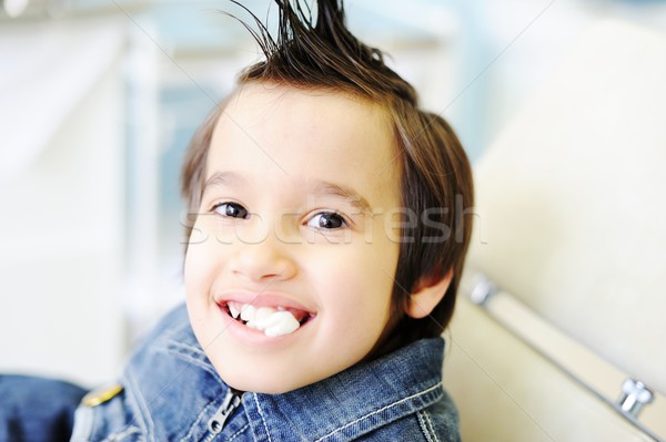 Gyerek fogorvosi rendelő kórház húz ki tej Stock fotó © zurijeta