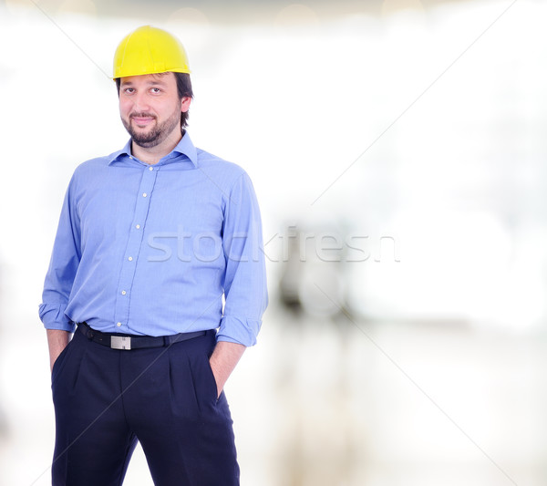 Young male engineer Stock photo © zurijeta