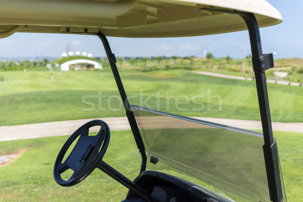 Golf cart on course club Stock photo © zurijeta