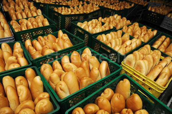 Brot Fabrik Anlage Laden weiß Stock foto © zurijeta