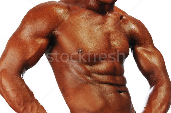 Strong man with a helthy body Stock photo © zurijeta