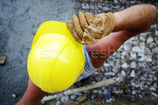 Working and building on new house project Stock photo © zurijeta