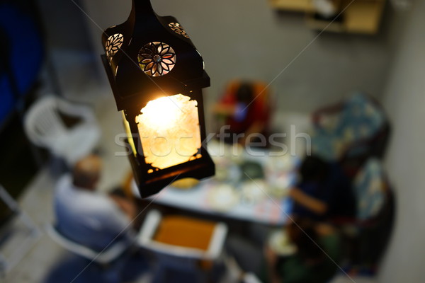 Ramadan lantern light lamp Stock photo © zurijeta