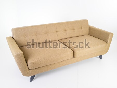 Stock photo: Sofa isolated on white