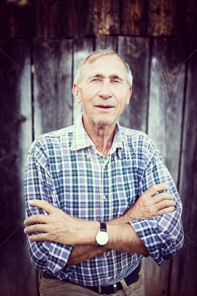 Senior man outdoors Stock photo © zurijeta