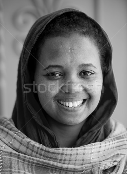 African Arabic girl Stock photo © zurijeta