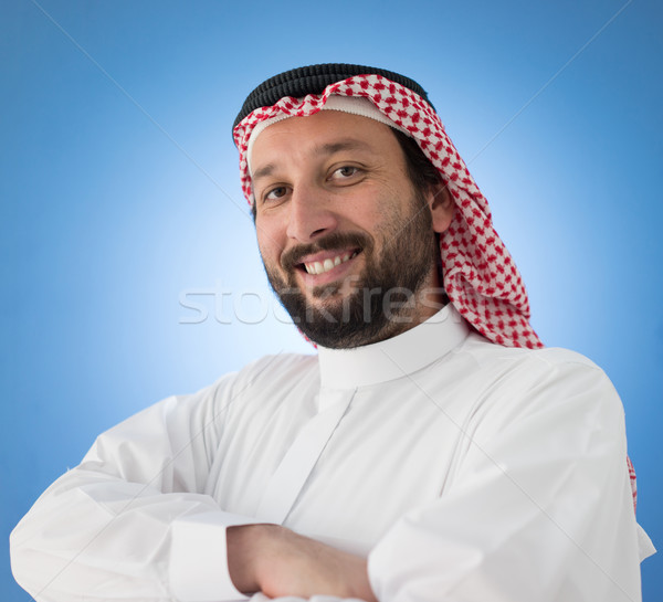 Arabic businessman posing Stock photo © zurijeta