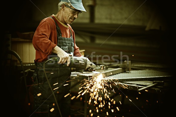 Lucrător fier profesional instrument industrial Imagine de stoc © zurijeta