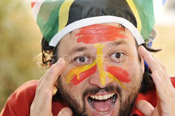 Supporter yelling Stock photo © zurijeta