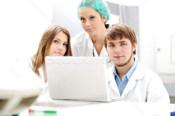 Stock fotó: Fiatal · tudomány · munkások · kutatás · orvosi · labor