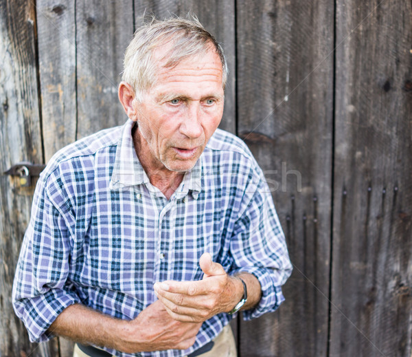 Senior man outdoors Stock photo © zurijeta