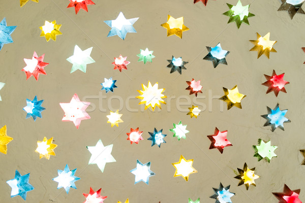 Stars decoration on ceiling Stock photo © zurijeta