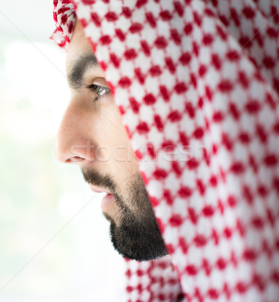 Portrait of attractive Arab Gulf man Stock photo © zurijeta