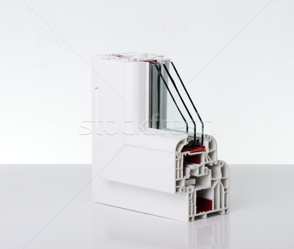 Plastic window profile Stock photo © zurijeta