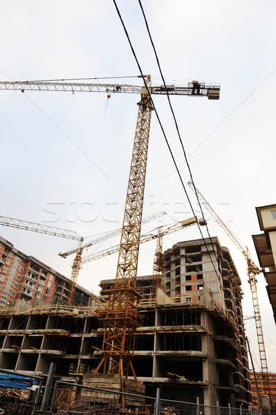 Edificios construcción negocios cielo marco Foto stock © zurijeta