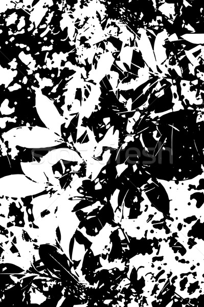 Abstrakten schmutzig Textur schwarz weiß Baum Design Stock foto © Zuzuan