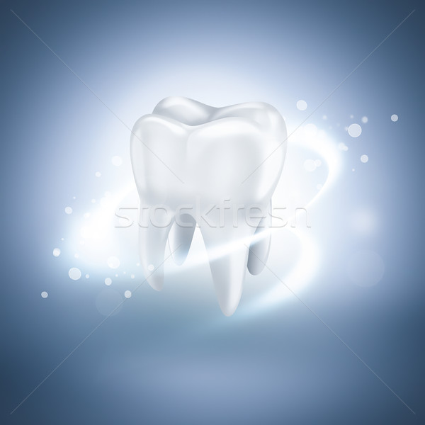 shining white tooth  Stock photo © zven0