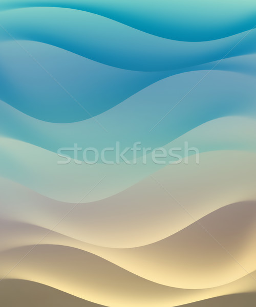 Fale morza piasku kolor streszczenie lata Zdjęcia stock © zven0