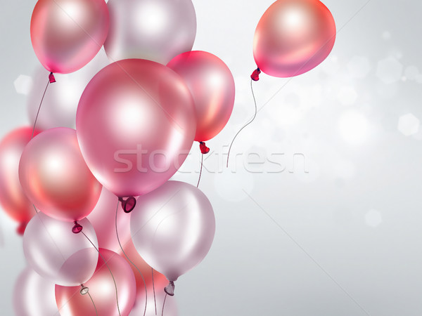 pink balloons Stock photo © zven0