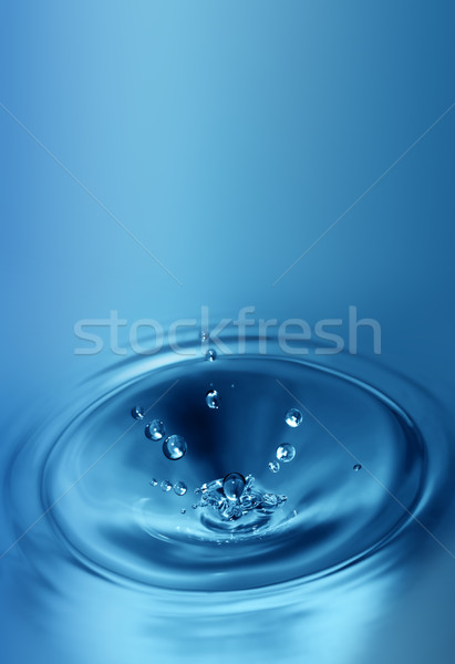 水 藍色 設計 喝 波 下降 商業照片 © zven0