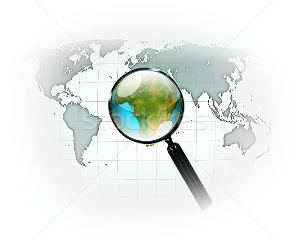 Map searching Stock photo © zven0