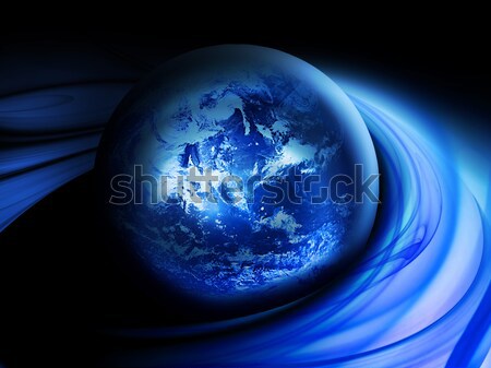 blue planet Stock photo © zven0