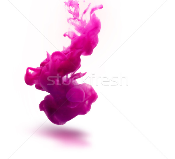 pink ink underwater  Stock photo © zven0