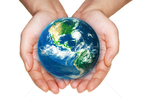 earth in hands  Stock photo © zven0