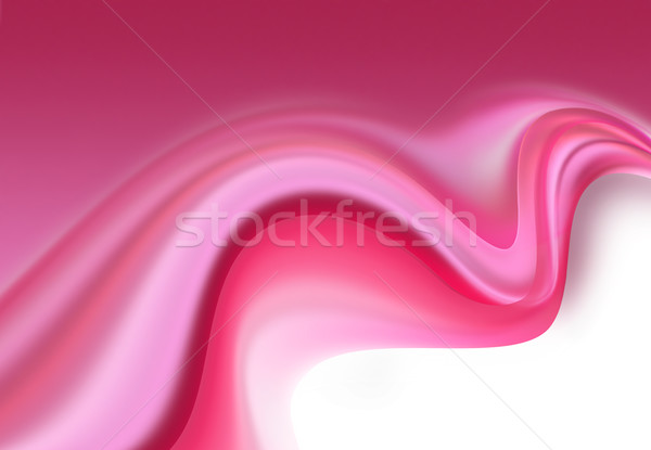 Rózsaszín hullám absztrakt tapéta hullámok fehér Stock fotó © zven0
