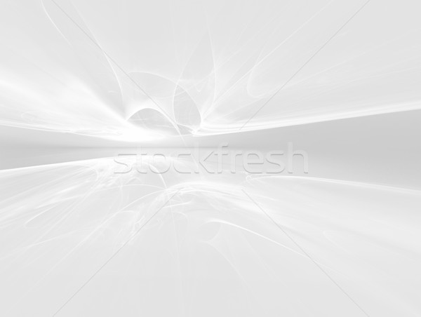 Biały horyzoncie futurystyczny fractal działalności streszczenie Zdjęcia stock © zven0