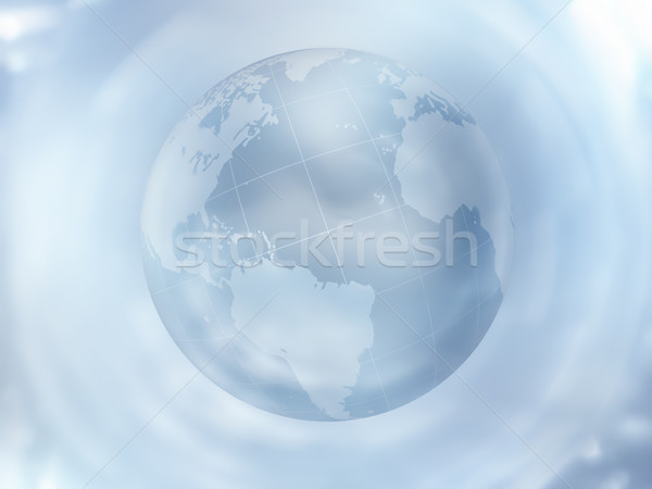 white world globe Stock photo © zven0