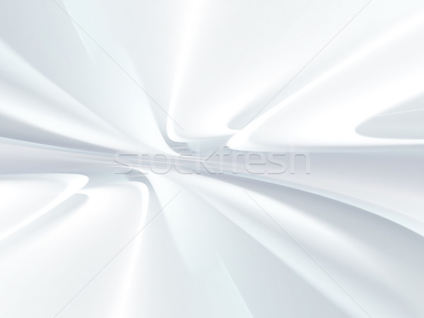 белый горизонте футуристический фрактальный бизнеса свет Сток-фото © zven0