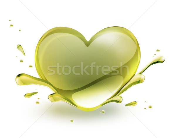 oil heart Stock photo © zven0