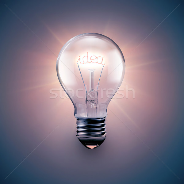 画像 アイデア 電球 背景 エネルギー 電源 ストックフォト © zven0