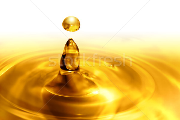 Stockfoto: Olie · gas · drop · witte · olijfolie