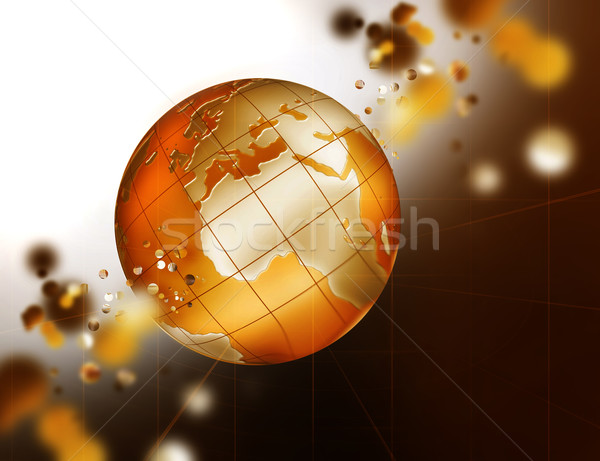 Stock photo: abstract technology background