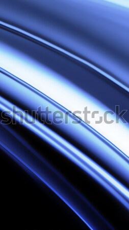 Foto stock: Resumen · cromo · tecnología · azul · pintura · negro